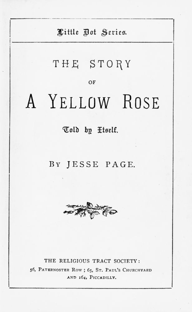Scan 0005 of The story of a yellow rose told by itself