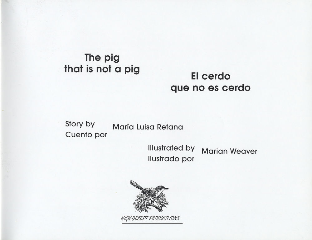 Scan 0005 of The pig that is not a pig = El cerdo que no es cerdo