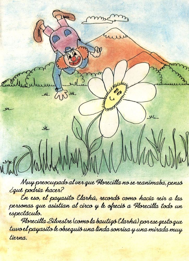 Scan 0007 of Florecilla Silvestre y el payasito Elarhú