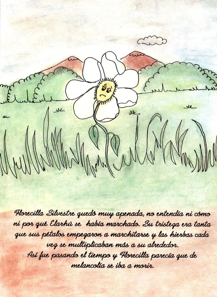 Scan 0016 of Florecilla Silvestre y el payasito Elarhú