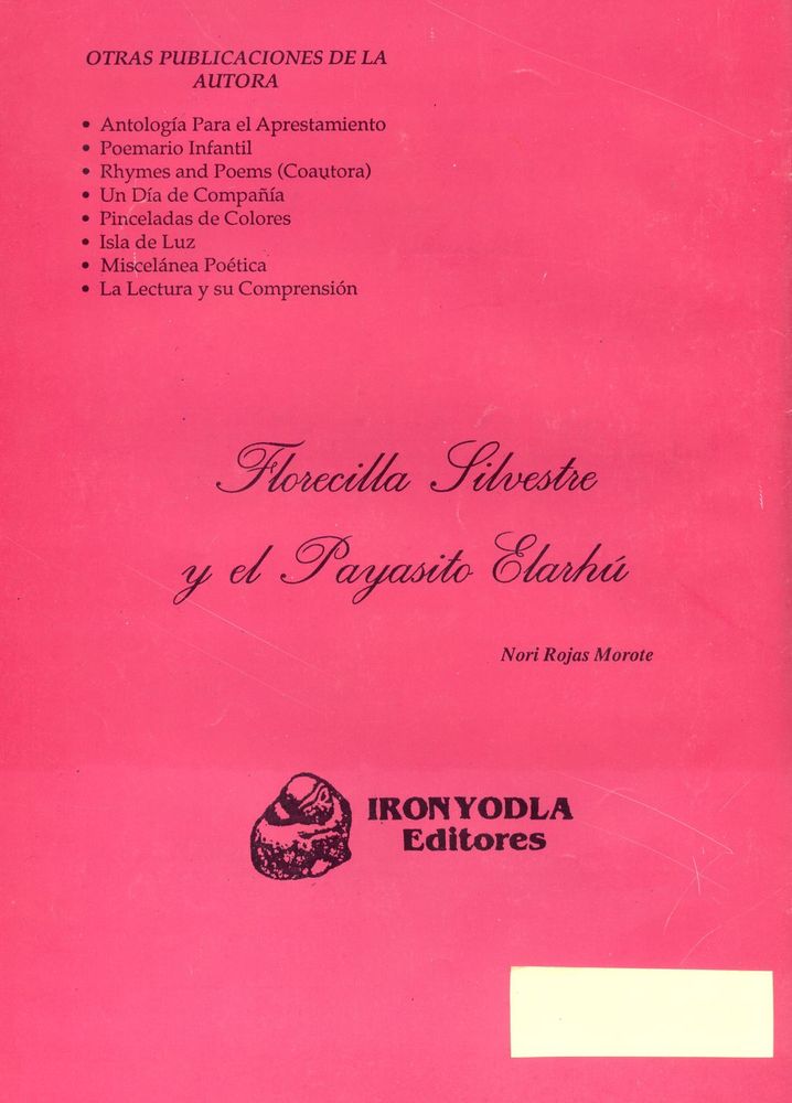 Scan 0020 of Florecilla Silvestre y el payasito Elarhú