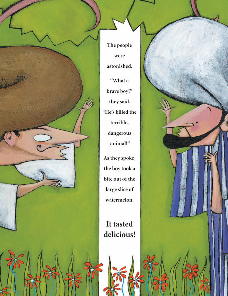Scan 0016 of The clever boy and the terrible, dangerous animal = El muchachito listo y el terrible y peligrose animal