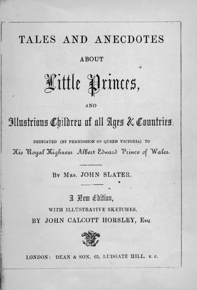 Scan 0007 of Tales and anecdotes about little princes