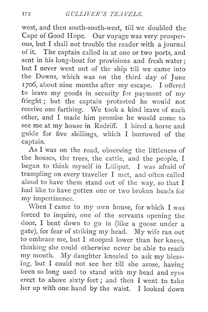 Scan 0220 of Travels into several remote nations of the world by Lemuel Gulliver, first a surgeon and then a captain of several ships, in four parts ..