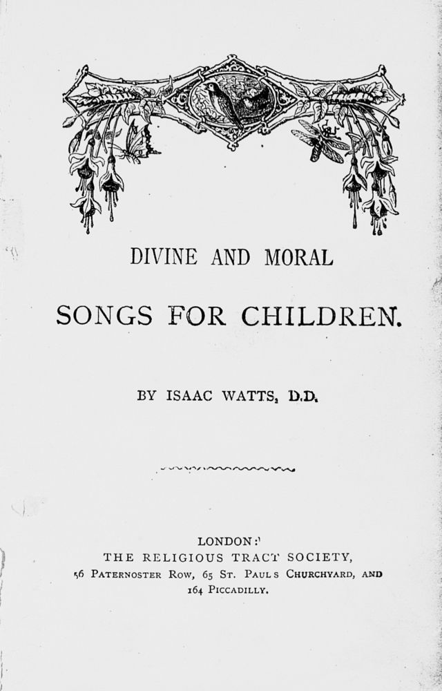 Scan 0004 of Divine and moral songs for children