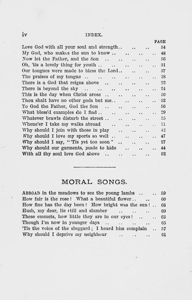 Scan 0006 of Divine and moral songs for children