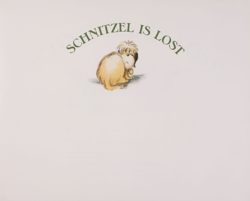 Scan 0003 of Schnitzel is lost